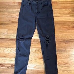 American Eagle High Rise black Jegging